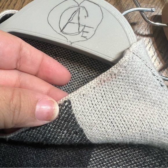 Tahari Mock Neck Plaid Sweater - Picture 8 of 8